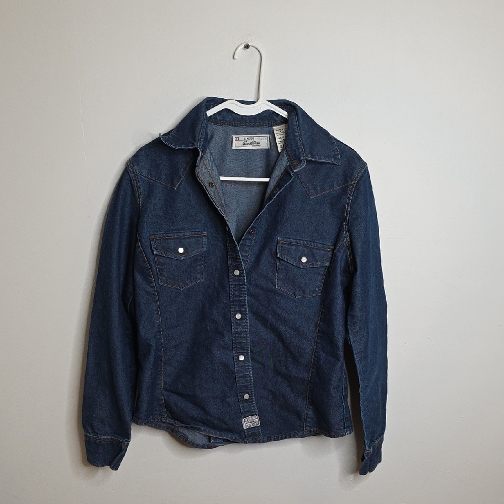 Levi's Blue Denim Shirt Size Small